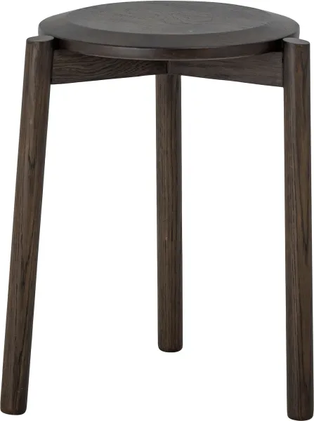 BLOOMINGVILLE Gil taburet - brun eg (D:33xH:45)
